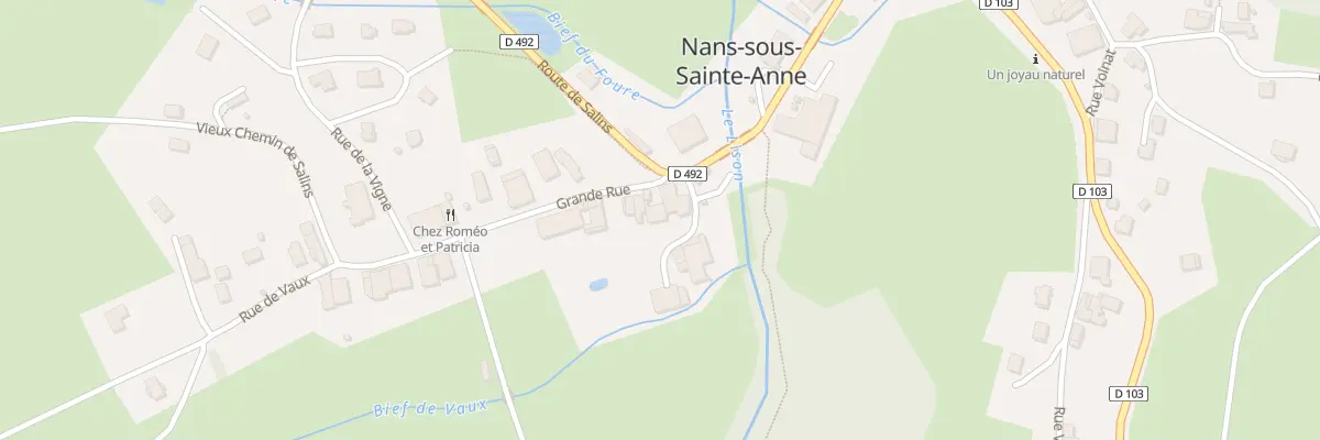 Plan du 11B Gr Grande Rue à Nans-sous-Sainte-Anne
