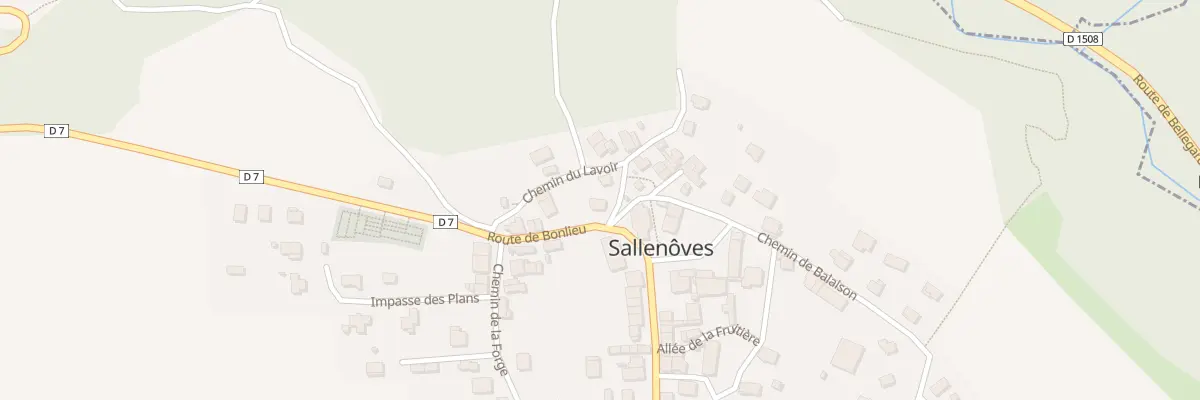 Plan du 116 Che du Lavoir à Sallenôves