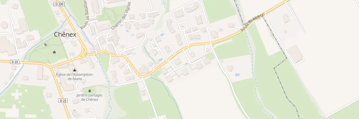 Plan du 53 Rue du colombier à Chênex