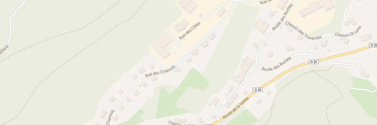 Plan du 13 Rue des Chamois à Morbier