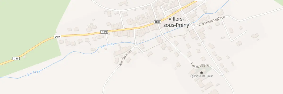 Plan du 1 Rue des Alliés à Villers-sous-Prény