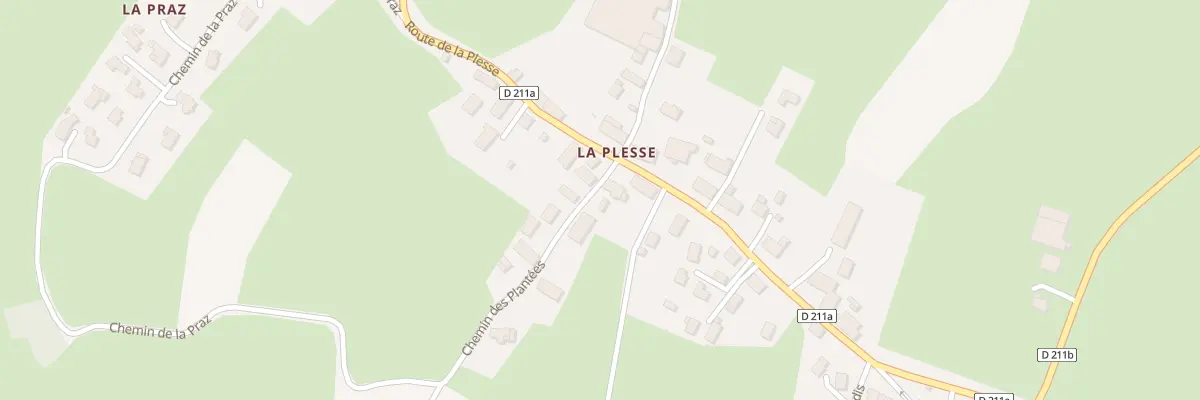 Plan du 25 Che des Plantées à Saint-Offenge