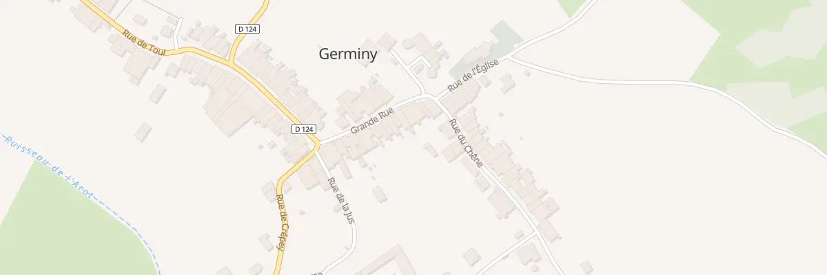 Plan du 17 Gr Grande Rue à Germiny
