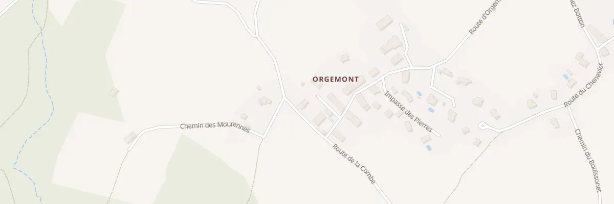 Plan du 395B Rte du Valza à Mésigny
