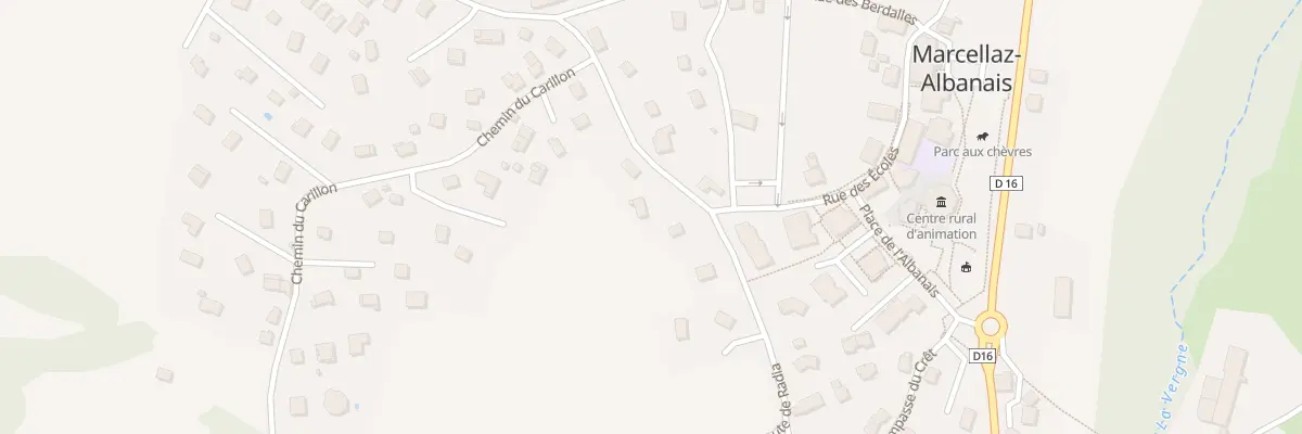 Plan du 3 Rte de Peignat à Marcellaz-Albanais
