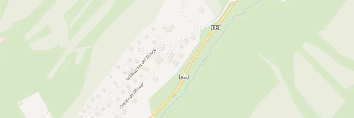 Plan du 762 Che de l’Abbaye à Lamoura