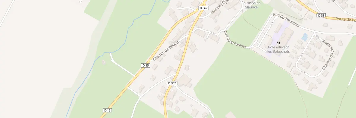 Plan du 13 Rte de Bussières à Boult
