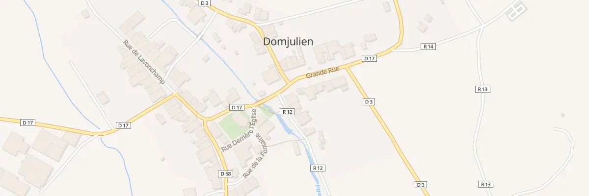Plan du 150 Rue Grande Rue à Domjulien
