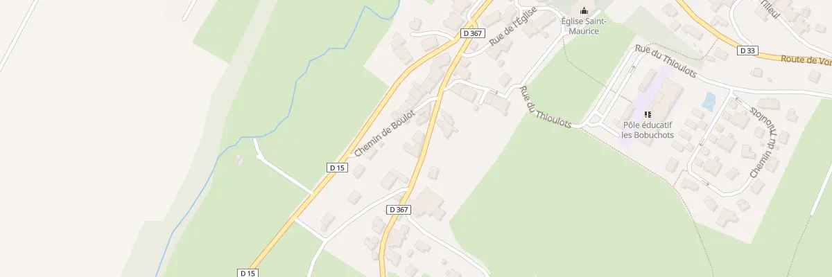Plan du 11 Rte de Bussières à Boult