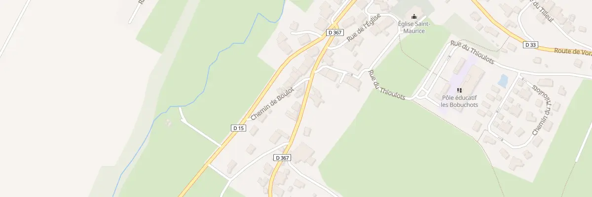 Plan du 9 Rte de Bussières à Boult