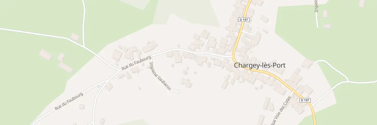 Plan du 8 Rue du Faubourg à Chargey-lès-Port