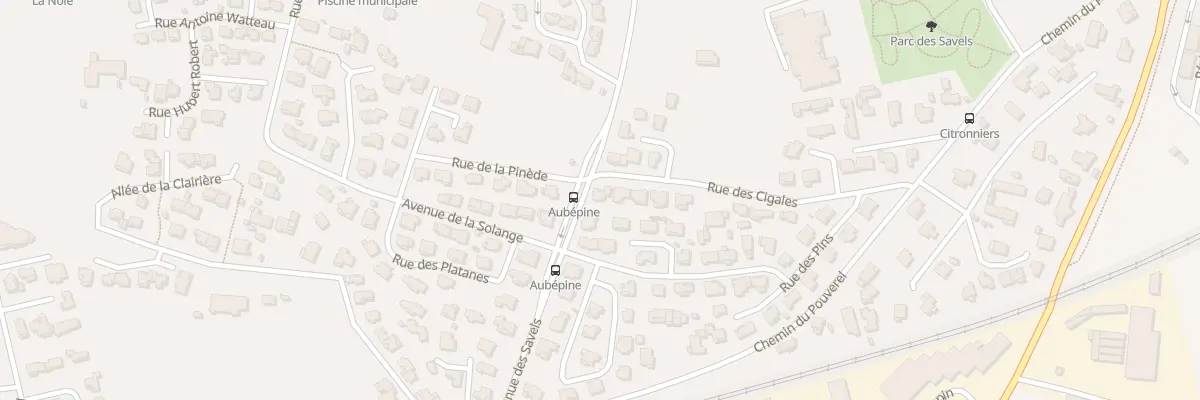 Plan du 34 Rue du Lot Domaine des Pins à La Garde