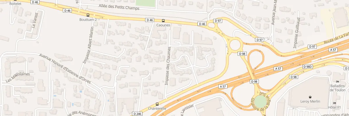 Plan du 100 Imp des Chaumes à La Valette-du-Var