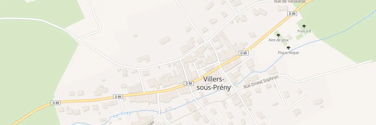 Plan du 9 Rue du Haut Bourgeois à Villers-sous-Prény