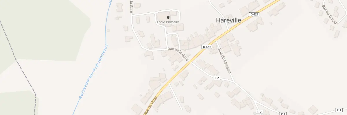 Plan du 21 Rue de la Gare à Haréville