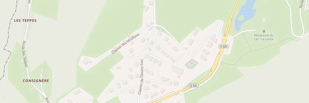 Plan du 94 Pass du Château à Crêts en Belledonne