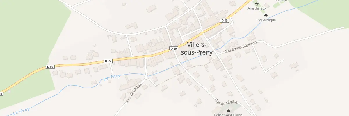 Plan du 16 Rue de la Libération à Villers-sous-Prény