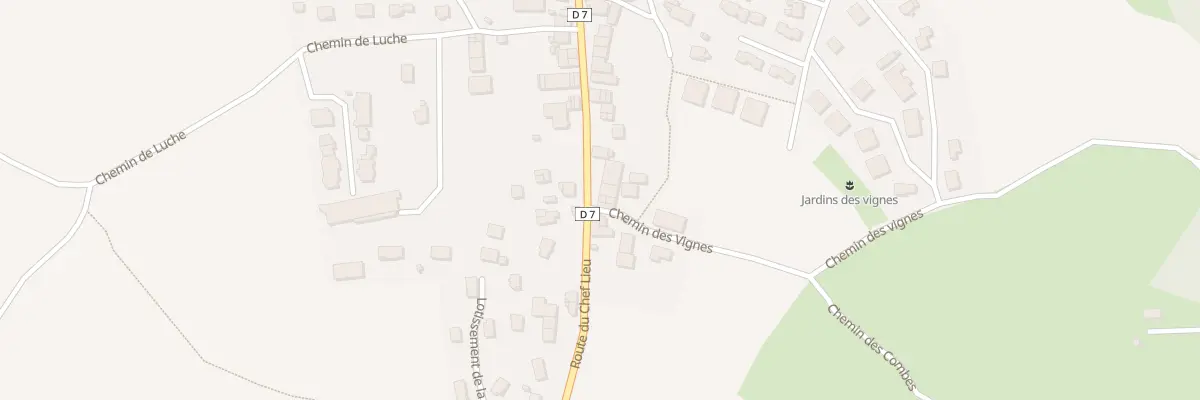 Plan du 355 Rte du Chef-lieu à Sallenôves