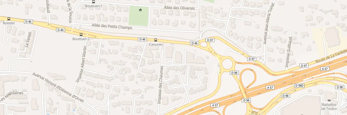 Plan du 166 Imp des Chaumes à La Valette-du-Var