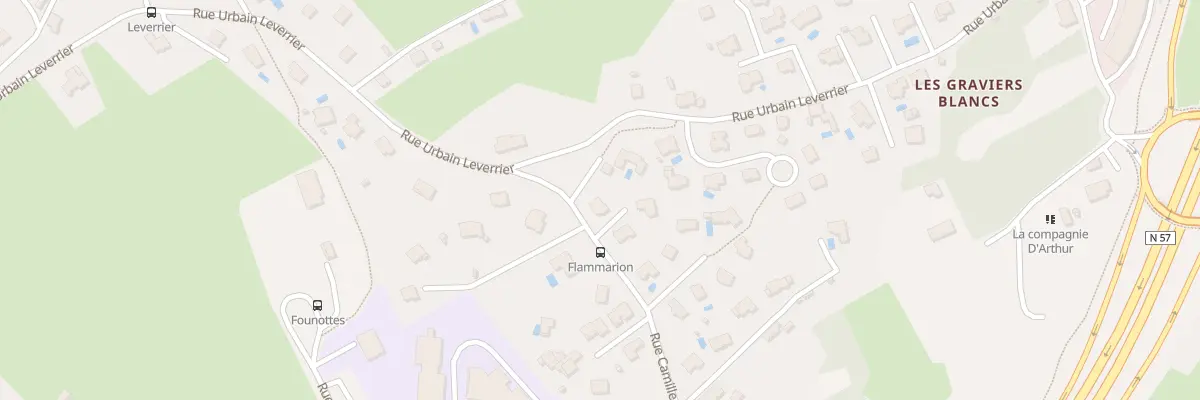 Plan du 24 Rue Camille Flammarion à Besançon