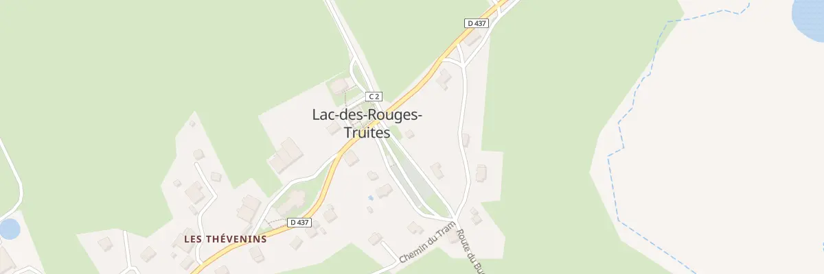 Plan du 158 Les Thevenins à Lac-des-Rouges-Truites
