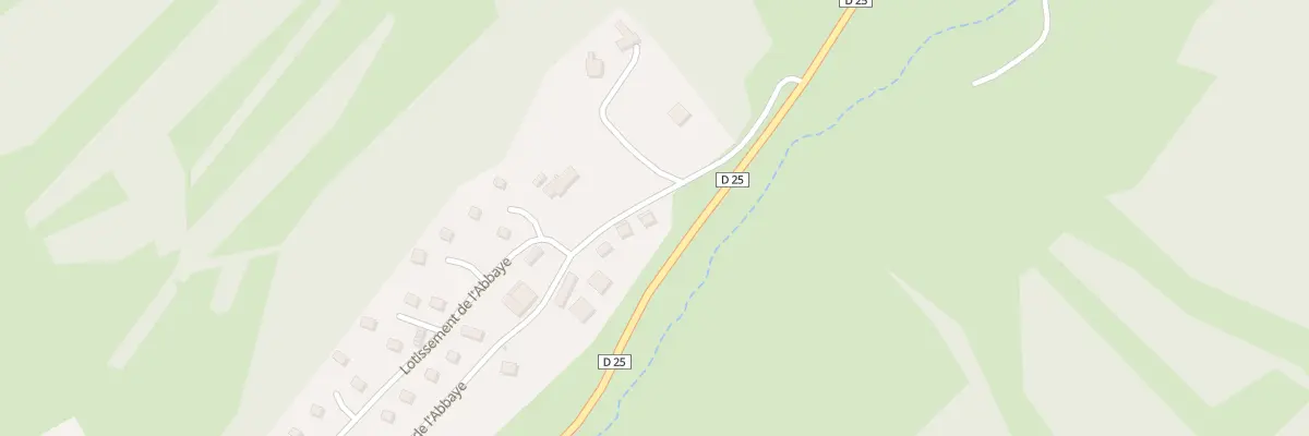 Plan du 862 Che de l’Abbaye à Lamoura