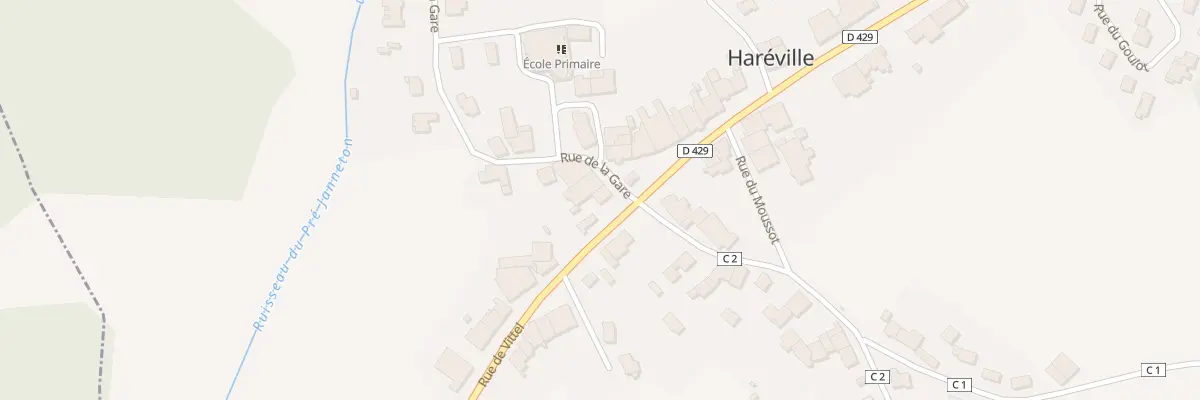 Plan du 11 Rue de la Gare à Haréville