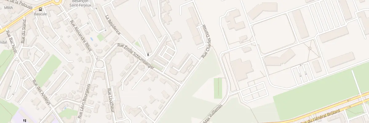 Plan du 23 Rue Emile Schlumberger à Besançon