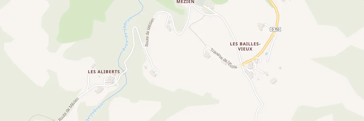 Plan du 111 Tra de l’Ecole à Entrepierres