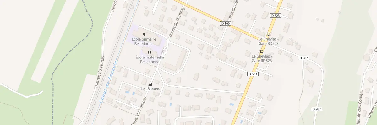 Plan du 109 Rte du Rompay au Cheylas