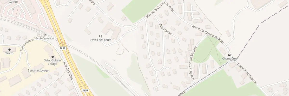 Plan du 6 Rue Platine à École-Valentin