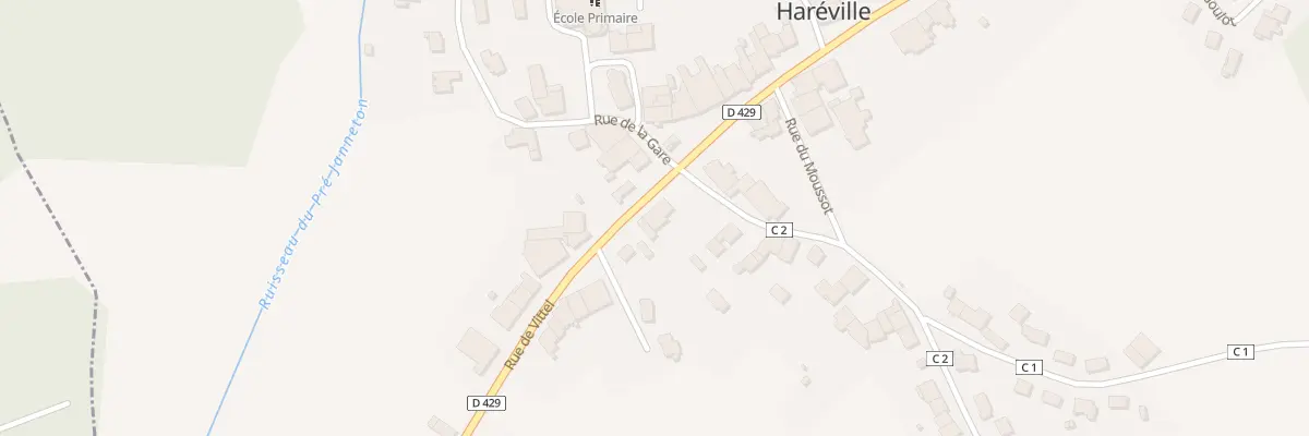 Plan du 31 Rue de Vittel à Haréville