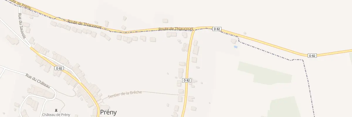 Plan du 1T Rue des Fermes à Prény