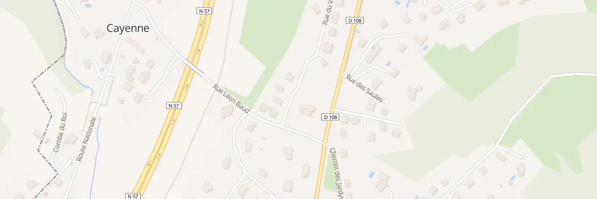 Plan du 2 Rue Léon Baud à Châtillon-le-Duc