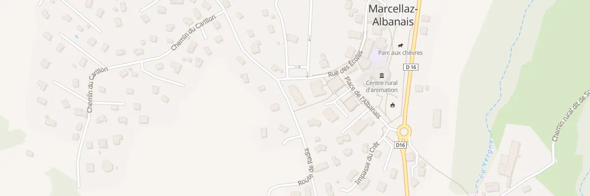 Plan du 54 Rue des Écoles à Marcellaz-Albanais