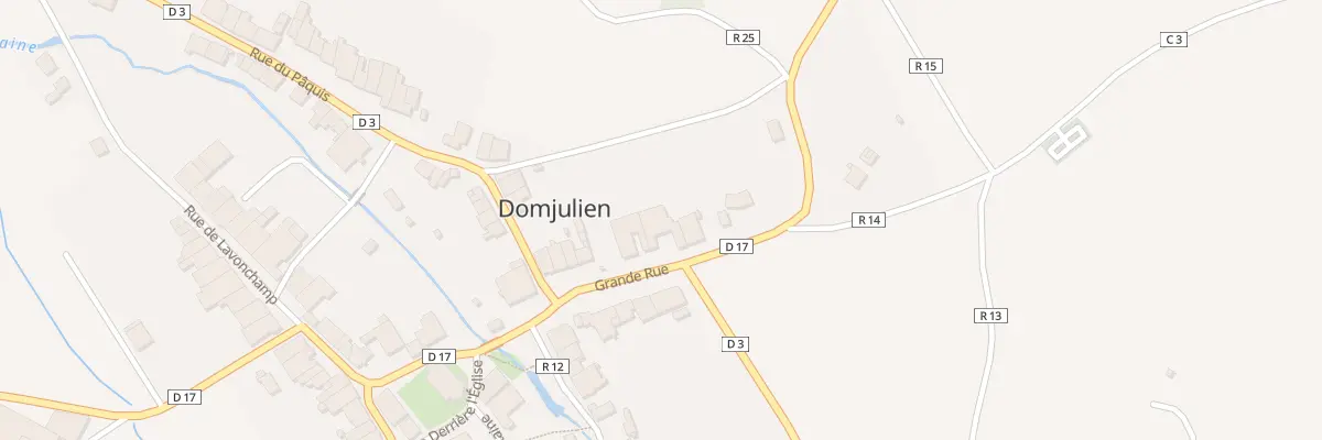 Plan du 241 Grande Rue à Domjulien
