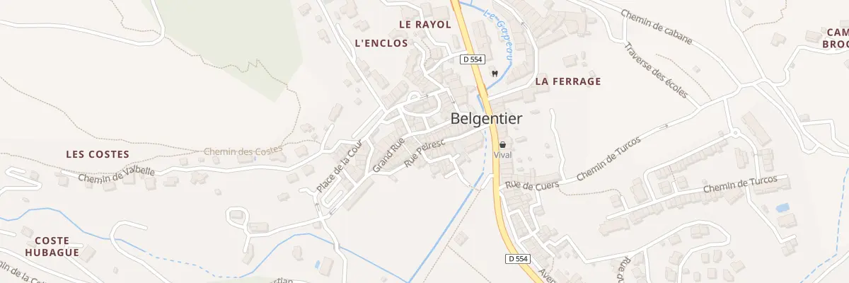 Plan du 22 Rue Peiresc à Belgentier