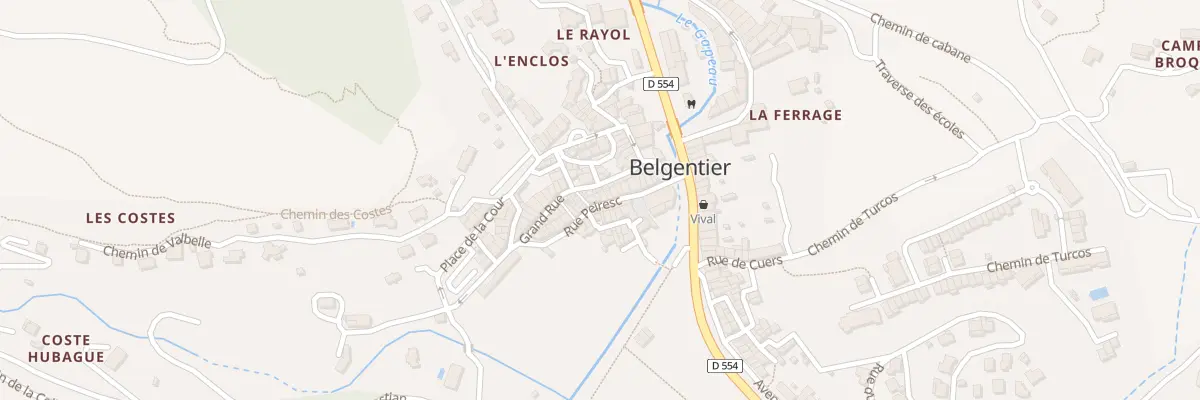 Plan du 20 Rue Peiresc à Belgentier
