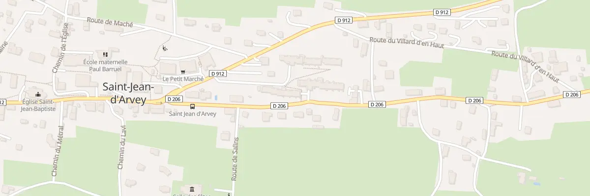 Plan du 283 Rte du Col des Prés à Saint-Jean-d’Arvey