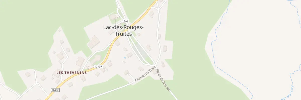 Plan du 159 Les Thevenins à Lac-des-Rouges-Truites