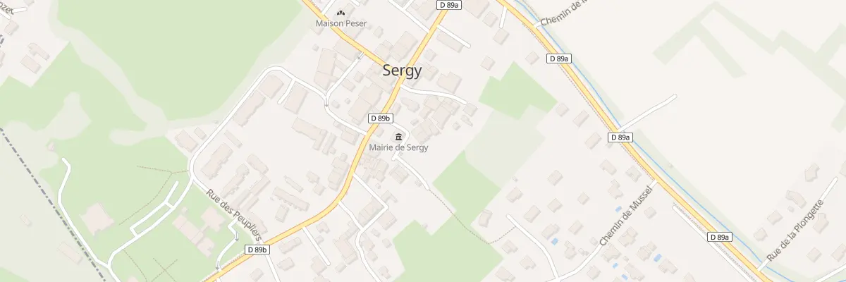 Plan du 37 Pl de la Mairie à Sergy