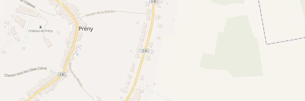 Plan du 28 Rue des Fermes à Prény