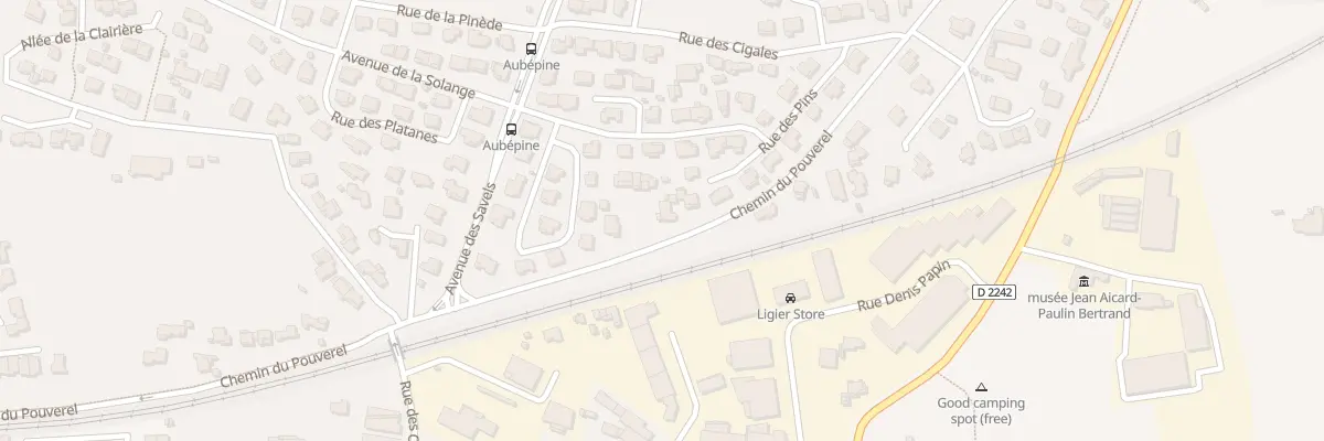 Plan du 9021 Av du Pouverel à La Garde