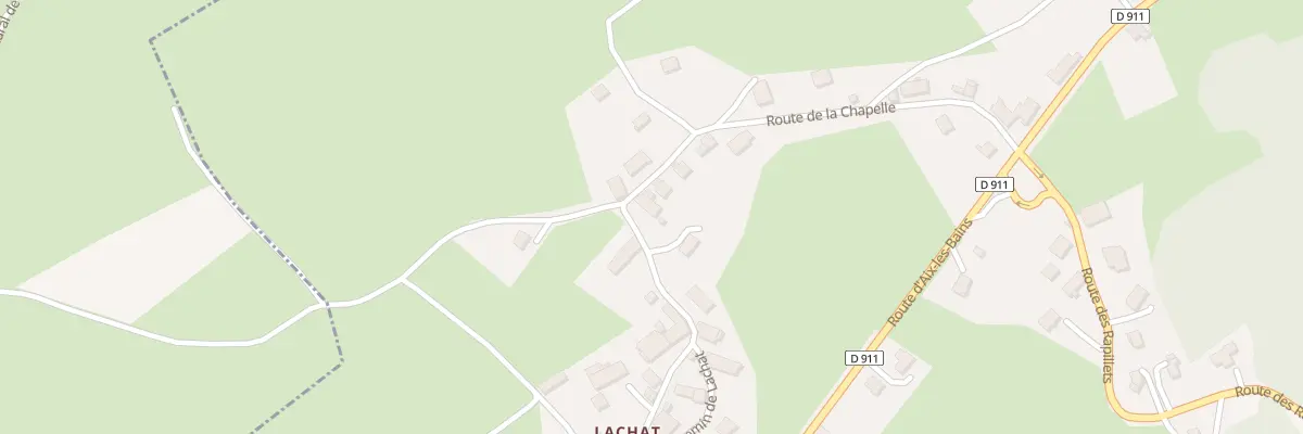 Plan du 350 Rte de la Chapelle à Cusy