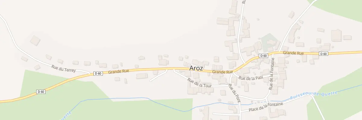 Plan du 20 Grande Rue à Aroz
