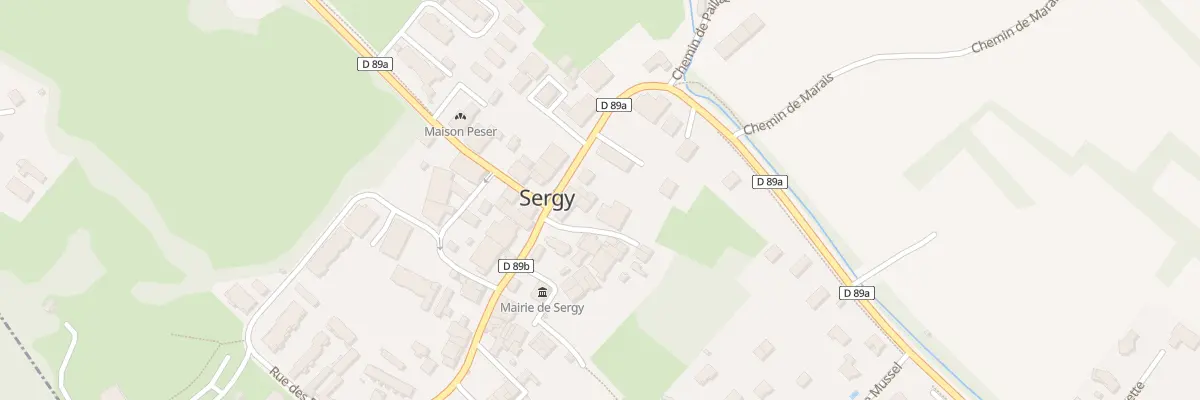 Plan du 37 Rue de la Fontaine à Sergy