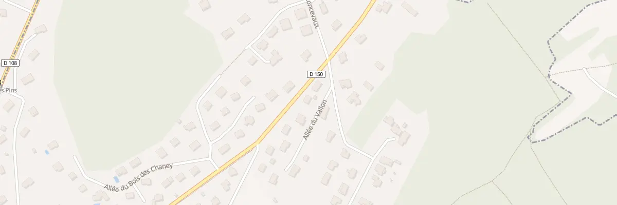 Plan du 4 All du Vallon à Châtillon-le-Duc