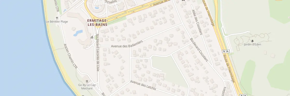 Plan du 8 Av des Badamiers à Saint-Paul