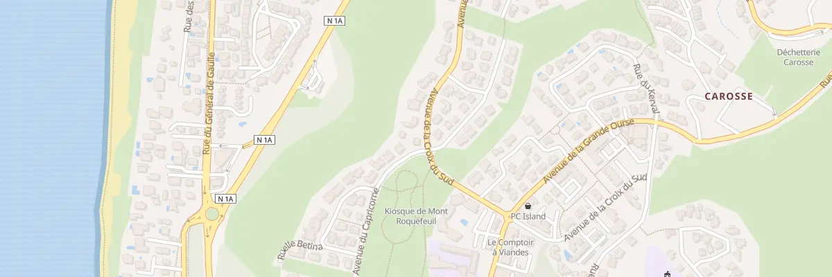 Plan du 20 Av du Capricorne à Saint-Paul