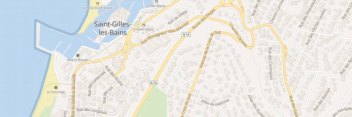 Plan du 10 All de Vénus à Saint-Paul